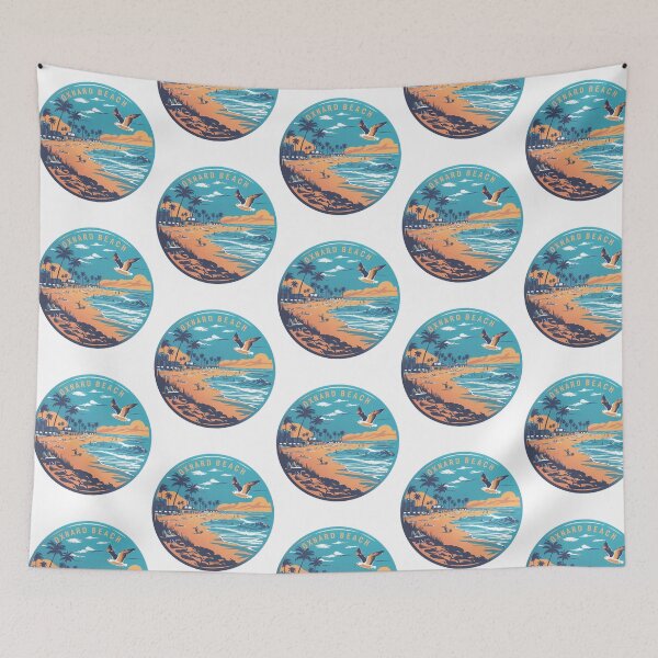 Item preview, Oxnard Beach Day - Vibrant Coastal Scene designed and sold by Kristytryusring.