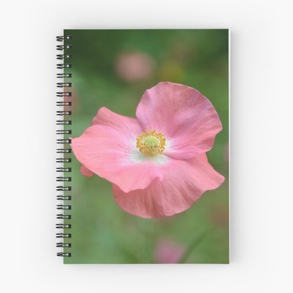 Item preview, Delicate Pink Poppy Floating in Meadow designed and sold by MiraNadaPrints.