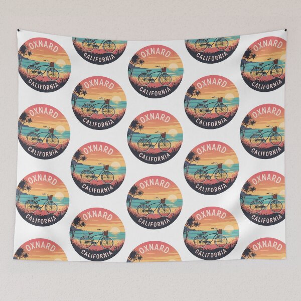 Item preview, Oxnard California Beach Bike Sunset designed and sold by Kristytryusring.