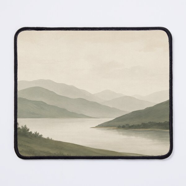 Item preview, Misty Sage Mountain Lake designed and sold by Zaramodo.
