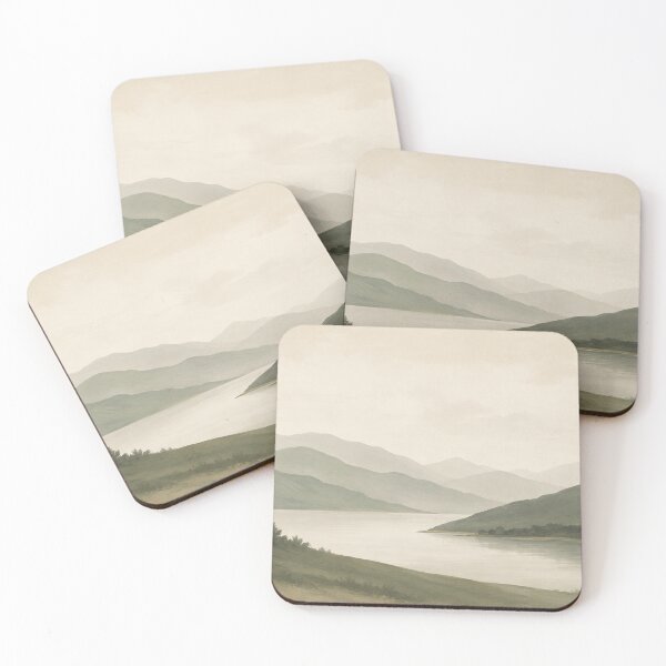 Item preview, Misty Sage Mountain Lake designed and sold by Zaramodo.