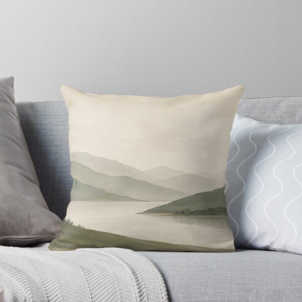 Item preview, Misty Sage Mountain Lake designed and sold by Zaramodo.