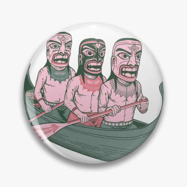 Item preview, Tribal Masked Paddlers in a Canoe designed and sold by wxcert.