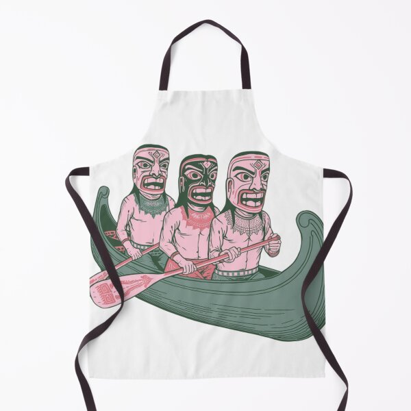 Item preview, Tribal Masked Paddlers in a Canoe designed and sold by wxcert.