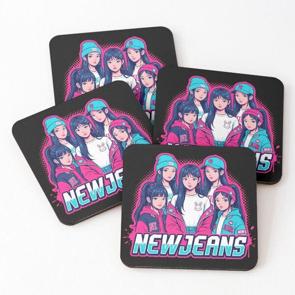 Item preview, Retro NewJeans Inspired Girl Group designed and sold by quacoc14.