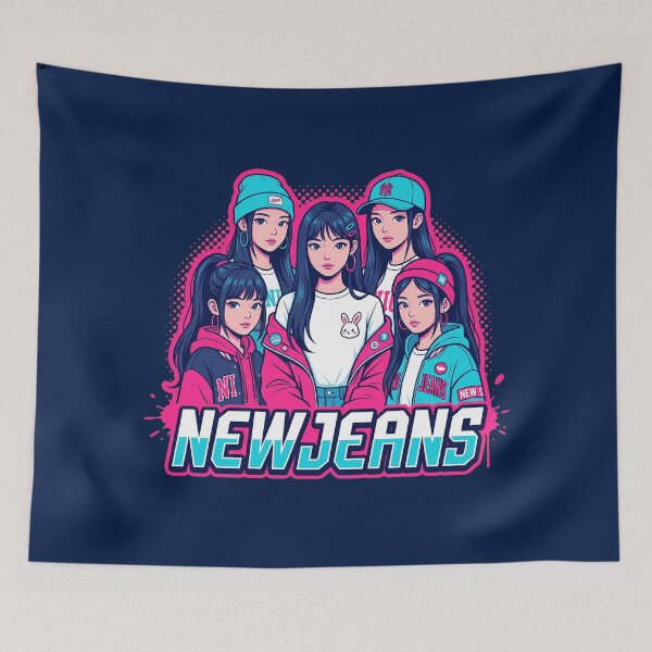 Item preview, Retro NewJeans Inspired Girl Group designed and sold by quacoc14.