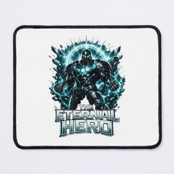 Item preview, The Eternal Hero Futuristic Cosmic Warrior Inspirational Design designed and sold by irfanshikh.