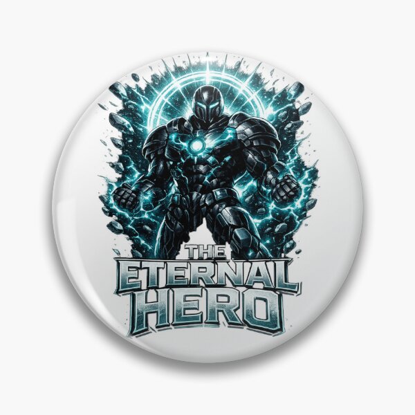 Item preview, The Eternal Hero Futuristic Cosmic Warrior Inspirational Design designed and sold by irfanshikh.