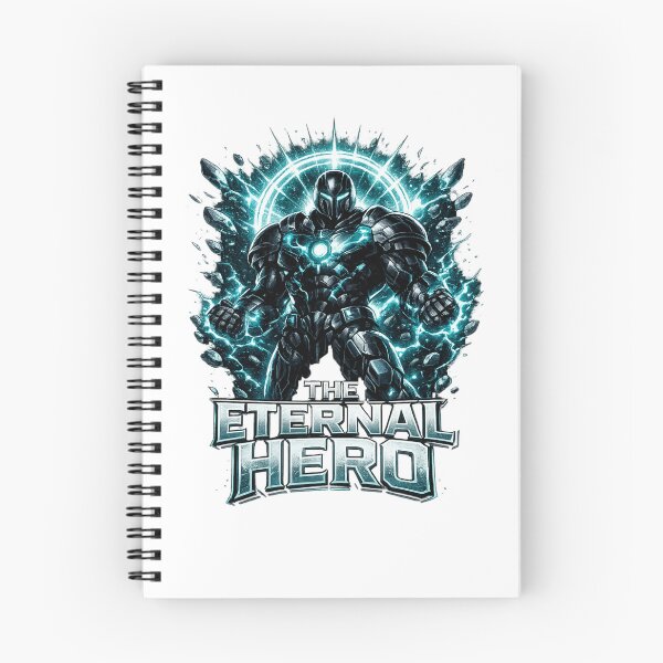 Item preview, The Eternal Hero Futuristic Cosmic Warrior Inspirational Design designed and sold by irfanshikh.