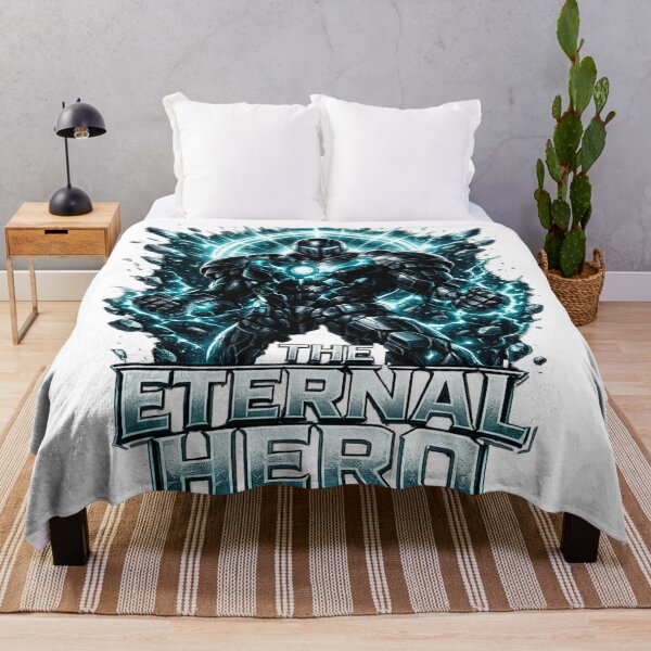 Item preview, The Eternal Hero Futuristic Cosmic Warrior Inspirational Design designed and sold by irfanshikh.
