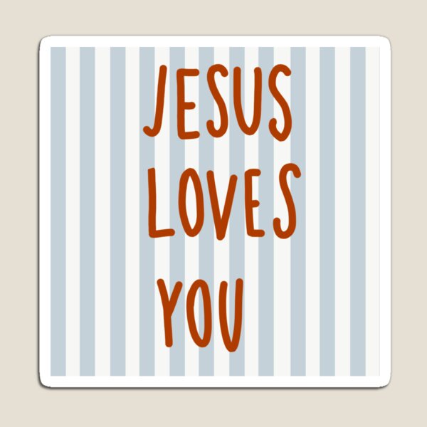 Item preview, Jesus loves you designed and sold by artisticJada.