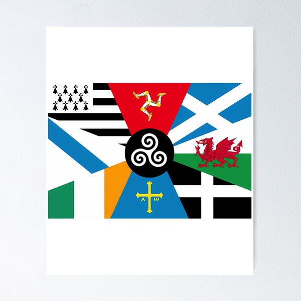 Item preview, Interceltic Flag Celtic Nations designed and sold by Jansdtiftsowich.