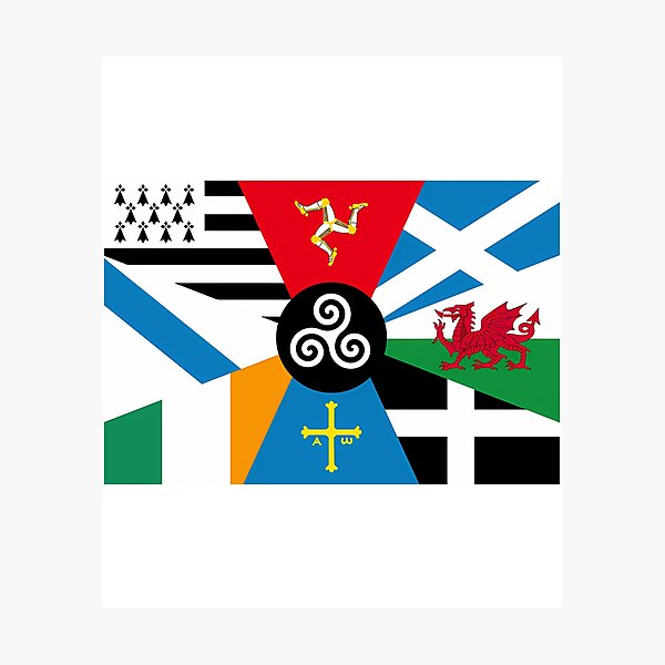 Item preview, Interceltic Flag Celtic Nations designed and sold by Jansdtiftsowich.