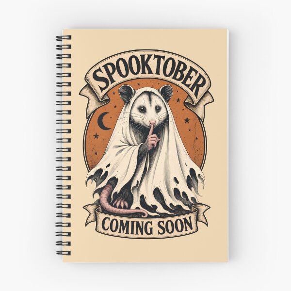 Item preview, Celebrating Spooktober with Opossum - Halloween Possum designed and sold by ParadoxParadox.
