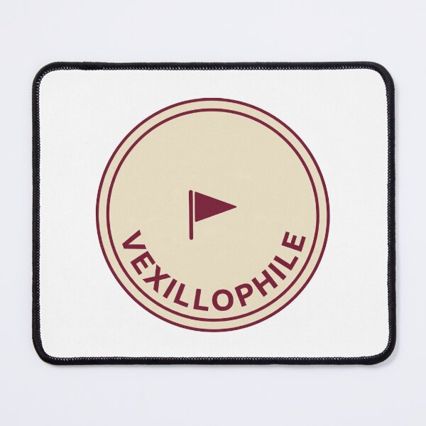 Item preview, Tiny Vexillophile - Flag Lover Badge Design designed and sold by Osmose-Studio ⭐⭐⭐⭐⭐.
