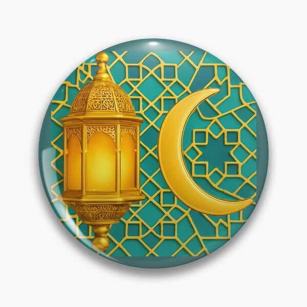 Item preview, "Ramadan Nights" Elegant Lantern, Moon & Geometric Art - (V.6) designed and sold by D-Islamic.