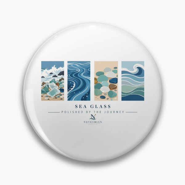 Item preview, Sea Glass – Polished by the Journey | Coastal Ocean Aesthetic designed and sold by N72 Heritage.