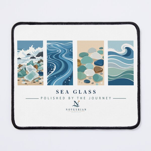 Item preview, Sea Glass – Polished by the Journey | Coastal Ocean Aesthetic designed and sold by N72 Heritage.
