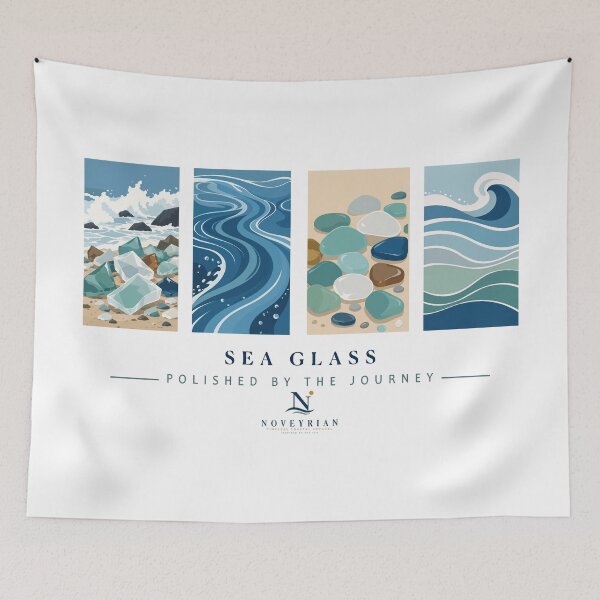 Item preview, Sea Glass – Polished by the Journey | Coastal Ocean Aesthetic designed and sold by N72 Heritage.