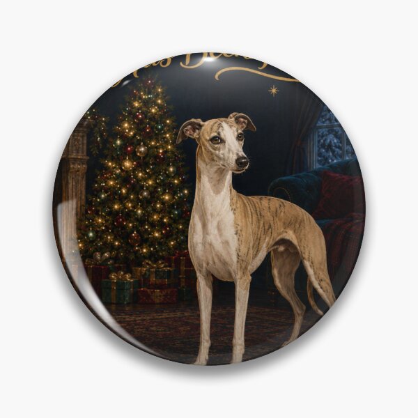 Item preview, Santa Paws Christmas Card designed and sold by WhippetTalk .