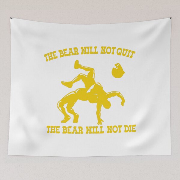 Item preview, Aleksandr Karelin - The Bear Will Not Quit The Bear Will Not Die designed and sold by aleggsaurus.