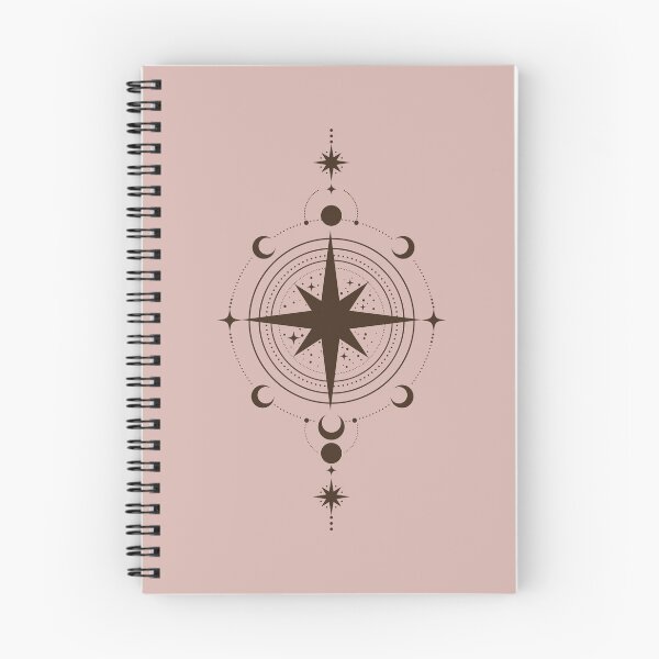 Item preview,  Celestial Compass Minimalist Mystic Star Map - Coffe designed and sold by ElineStudio.
