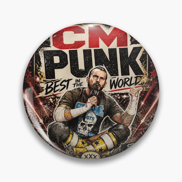 Item preview, CM Punk (Version 1) designed and sold by LoveSomethingDifferent.