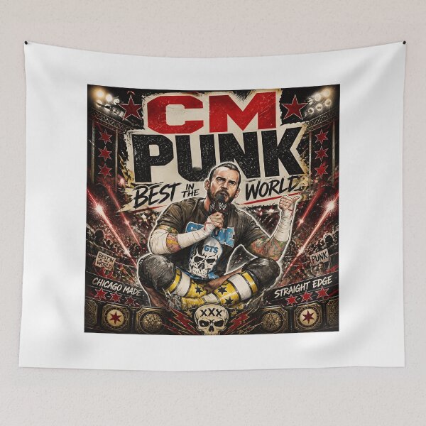 Item preview, CM Punk (Version 1) designed and sold by LoveSomethingDifferent.