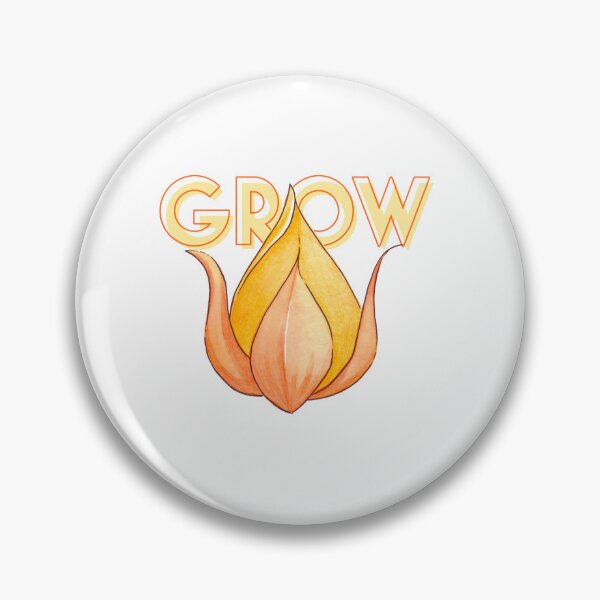 Item preview, Grow Orange Flower Bloom designed and sold by leoniejonk.