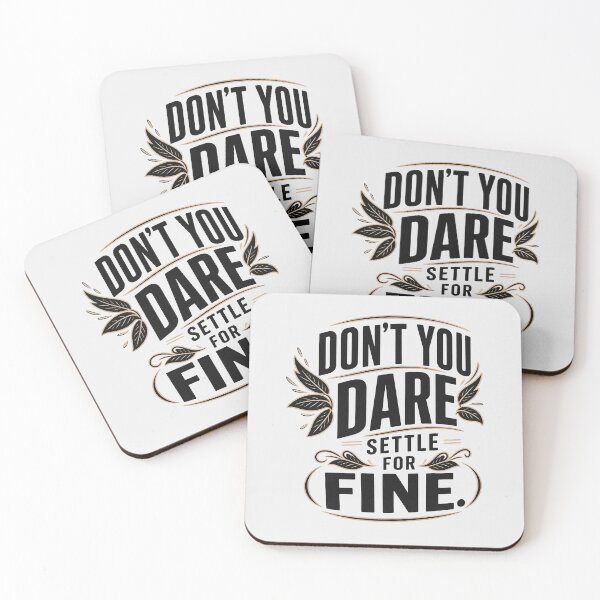 Item preview, don't you dare settle for fine designed and sold by Olena Du.