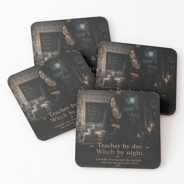 Item preview, Norwegian Witch Teacher By Day Quote Art designed and sold by NorwegianWitch.