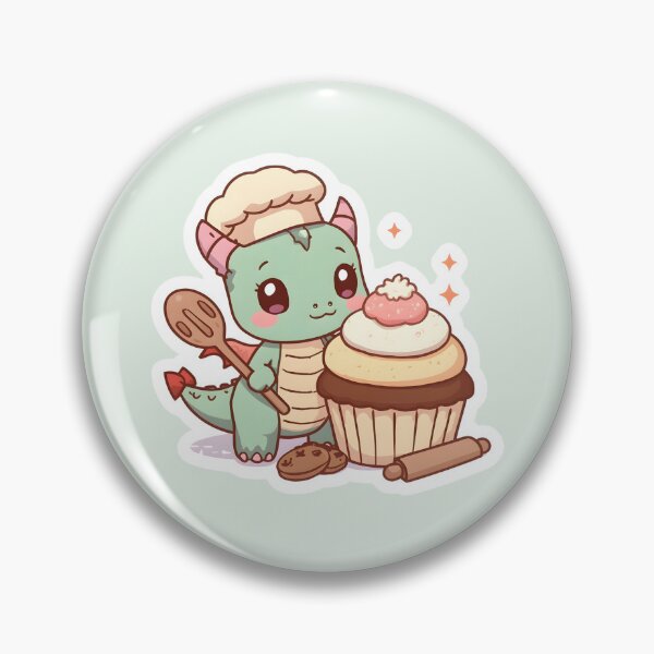 Item preview, Kawaii Baker Dragon designed and sold by UnRealS.
