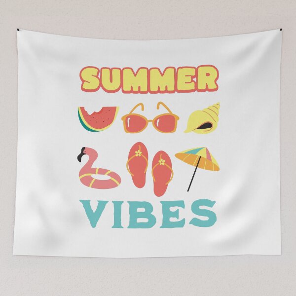 Item preview, Retro Summer Vibes Beach Icons designed and sold by Vision Crafted.