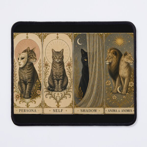 Item preview, Carl Jung Self Concepts x Felines designed and sold by A Curious Self.