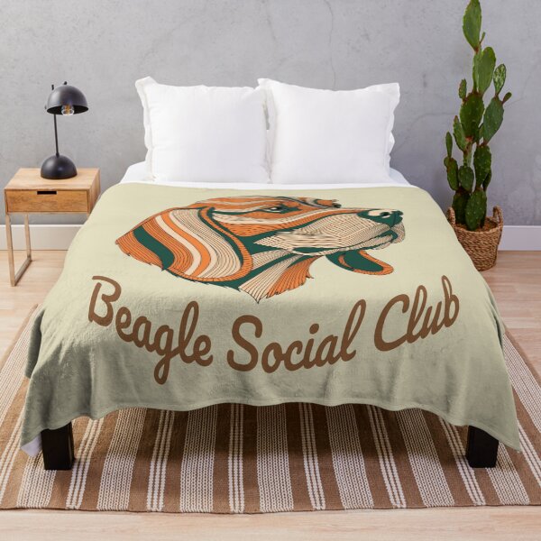 Item preview, Beagle Social Club Vintage Badge designed and sold by Kinship-Pets.