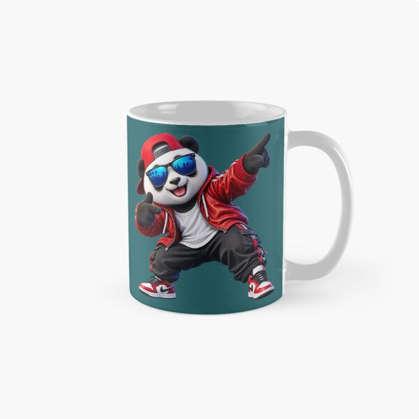 Item preview, Cool Streetwear Panda – Hip Hop Panda with Red Hoodie & Sunglasses designed and sold by mrworld000.