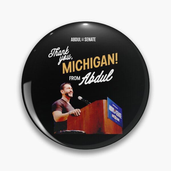 Item preview, Abdul El-Sayed - Thank You, Michigan! From Abdul - Abdul For US Senate - Michigan designed and sold by aleggsaurus.