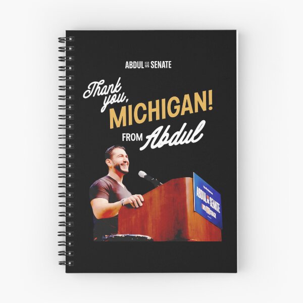 Item preview, Abdul El-Sayed - Thank You, Michigan! From Abdul - Abdul For US Senate - Michigan designed and sold by aleggsaurus.