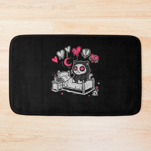 Item preview, Pink Emo Cat Scene Aesthetic Gift designed and sold by Say It With Ink.