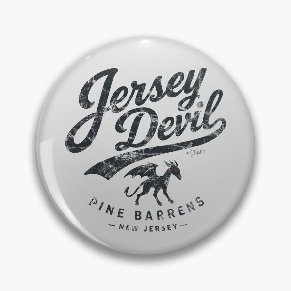 Item preview, Retro Jersey Devil Font Illustration: Unique Cryptidcore Design designed and sold by studio150design.