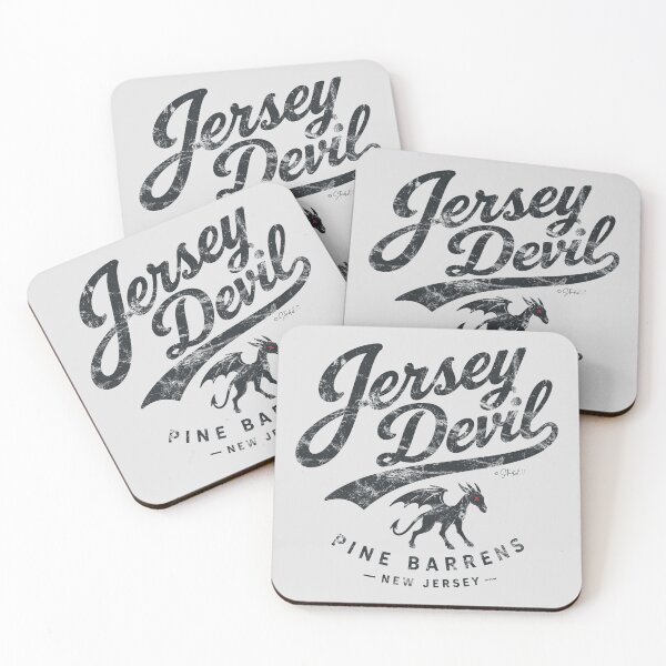 Item preview, Retro Jersey Devil Font Illustration: Unique Cryptidcore Design designed and sold by studio150design.