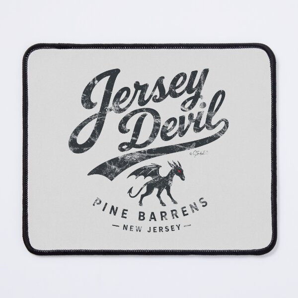 Item preview, Retro Jersey Devil Font Illustration: Unique Cryptidcore Design designed and sold by studio150design.