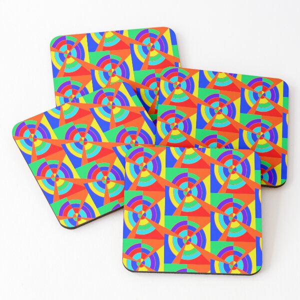 Item preview, Vibrant Geometric Pattern designed and sold by Elaine M Hayward .