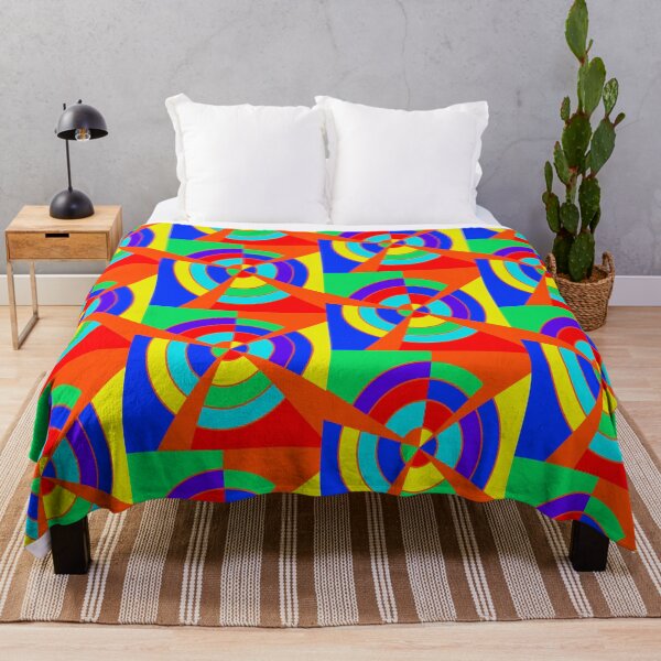 Item preview, Vibrant Geometric Pattern designed and sold by Elaine M Hayward .
