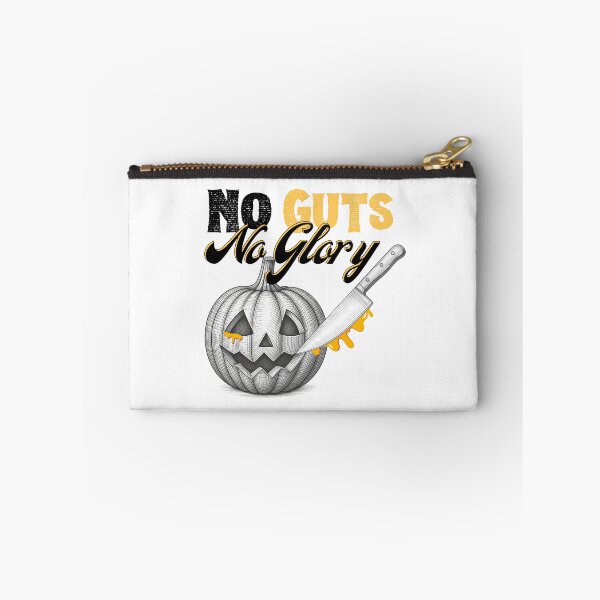 Item preview, No Guts No Glory - Funny Pumpkin Carving Halloween | Dark Ink Edition designed and sold by SunandShade.