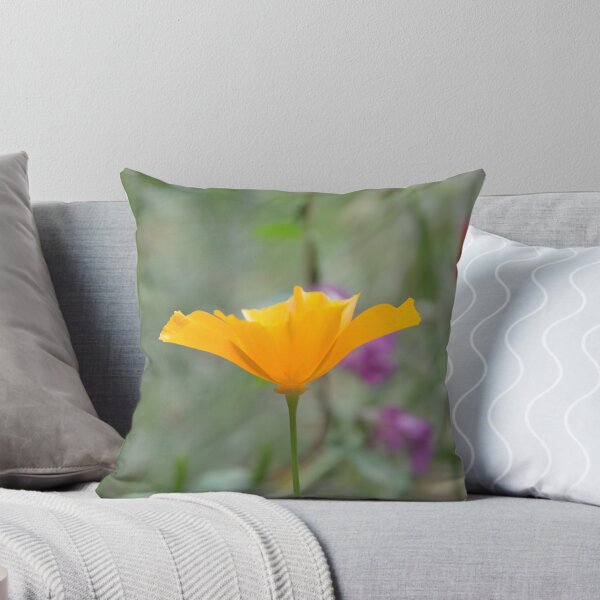 Item preview, Golden California Poppy Side Profile in Garden designed and sold by MiraNadaPrints.