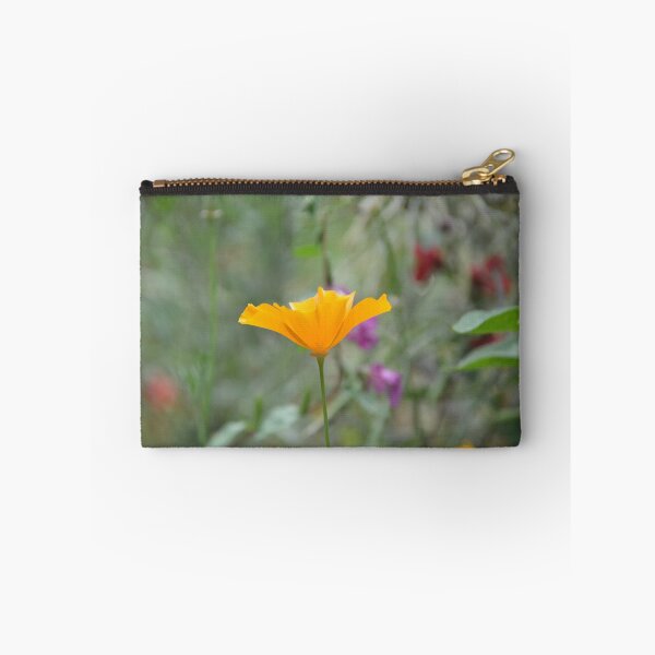 Item preview, Golden California Poppy Side Profile in Garden designed and sold by MiraNadaPrints.