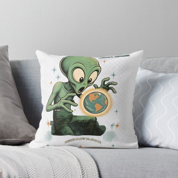 Item preview, Alien Holding Earth - Thanks, Universe Funny Alien Space Design designed and sold by LookWhatIGot.