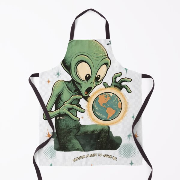 Item preview, Alien Holding Earth - Thanks, Universe Funny Alien Space Design designed and sold by LookWhatIGot.