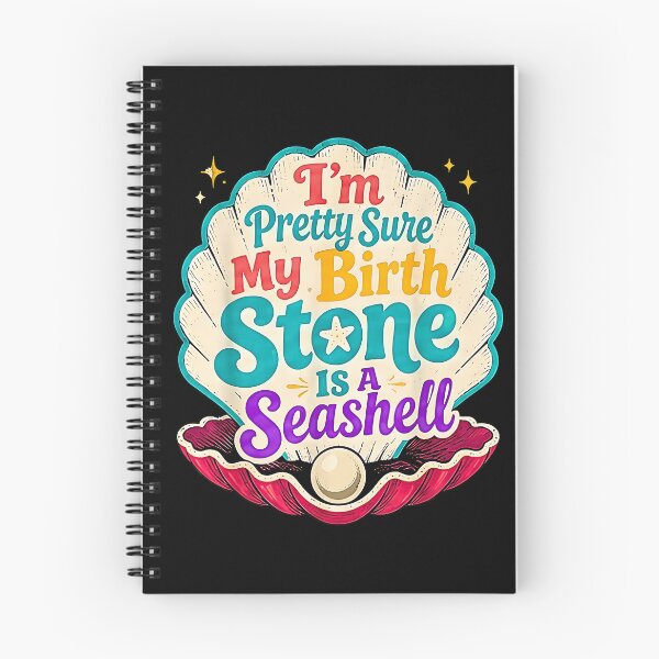 Item preview, My Birthstone Is A Seashell Cute Summer Beach Lover Groovy designed and sold by Rahamkshop.